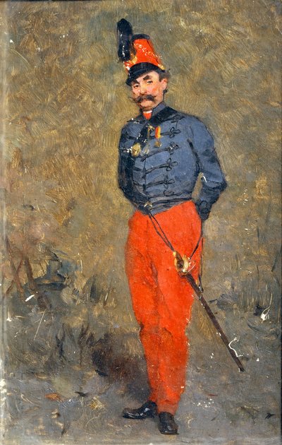 Luigi Comastri portréja (olaj, vászon) alkotó: Paolo Bedini