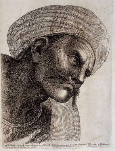 AVERROES. 1757-1760 (metszet) alkotó: Paolo Fidanza