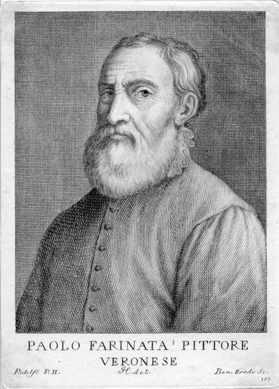 vésett portré alkotó: Paolo Farinata