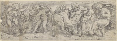 Részeg szatír és putti alkotó: Paolo Farinati