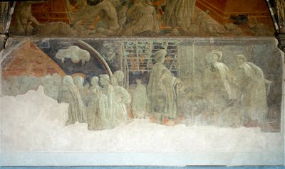 Noé története, a részegség - Freskó alkotó: Paolo Uccello