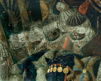 A San Romano-i csata Firenze és Siena között 1432-ben ... alkotó: Paolo Uccello