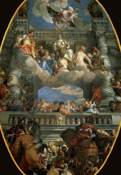 Velence apoteózisa, 1585. alkotó: Paolo Veronese