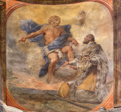 Szent Cataldo életét ábrázoló freskók alkotó: Paolo di Matteis