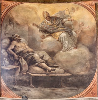Szent Cataldo életét ábrázoló freskók alkotó: Paolo di Matteis
