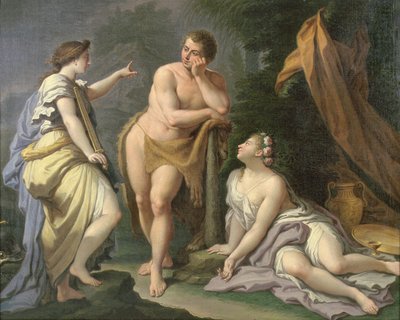 Herkules választása (olaj, vászon) alkotó: Paolo di Matteis