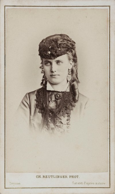 Christine Nilsson portréja 1843-1921. alkotó: Paris . Photo studio Reutlinger