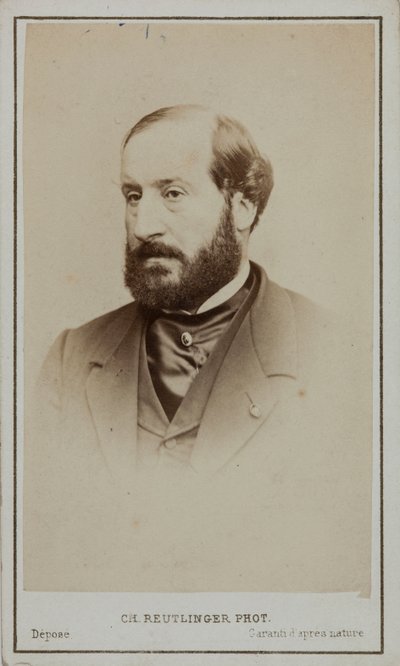 Emile Augier portréja 1820-1889. alkotó: Paris . Photo studio Reutlinger