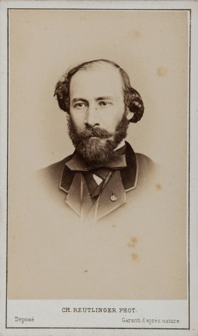 Octave Feuillet portréja 1821-1890. alkotó: Paris . Photo studio Reutlinger