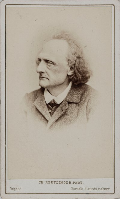 Henry Litolff zongoraművész és zeneszerző portréja 1818-1891 . alkotó: Paris . Photo studio Reutlinger