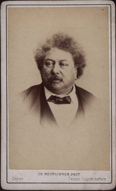 A szerző Alexandre Dumas apja 1802-1870, c. 1868. alkotó: Paris . Photo studio Reutlinger