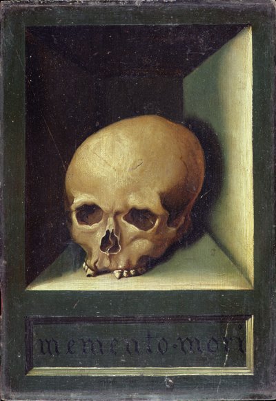 Memento Mori, 1794 körül (olaj, tölgyfa tábla) alkotó: Parkin Parkin