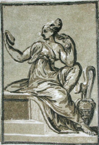 Prudence, egy névtelen művésztől (fametszet) alkotó: Parmigianino 