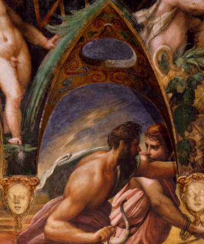 Actaeon társai, Diana mítoszából és Actaeonból alkotó: Parmigianino