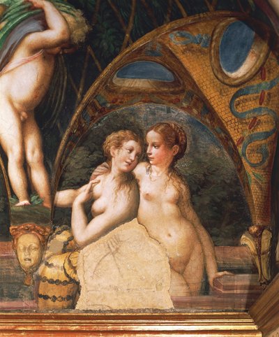 Nimfapár, Diana mítoszából és Actaeonból alkotó: Parmigianino