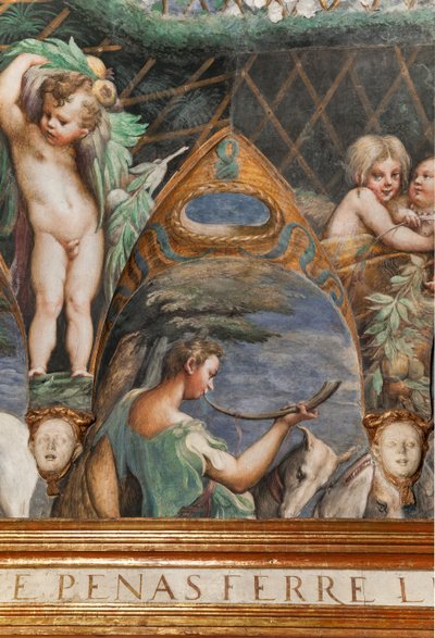 Diana és Actaeon szobája, 2384753 részlet alkotó: Parmigianino