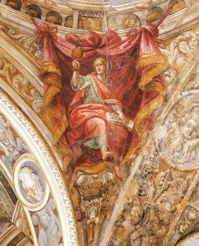 Poitiers-i Szent Hilary Francesco Mazzola, Parmigianino (1503-1540), freskó, San Giovanni Evangelista templom, Párma alkotó: Parmigianino
