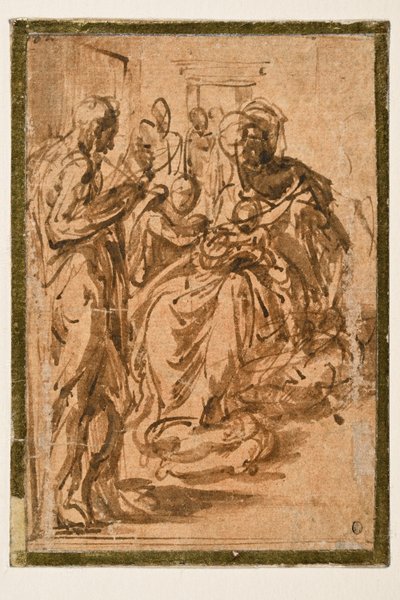 Tanulmány a „hosszú nyakú Madonnáról” alkotó: Parmigianino