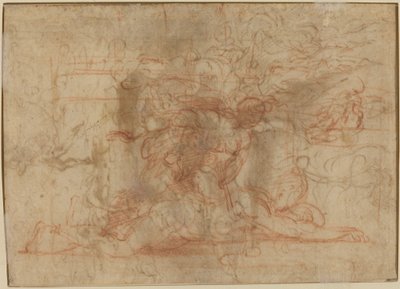 Jael és Cisera? [felé] alkotó: Parmigianino