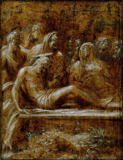 Krisztus temetése alkotó: Parmigianino