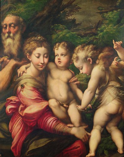A Szent Család (Pihenés az egyiptomi repülésben) 1524 alkotó: Parmigianino