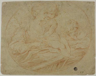 Nő és két gyermek alkotó: Parmigianino