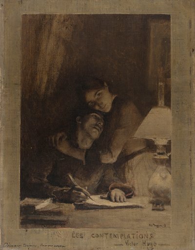 Mindig szeret! Szeress újra!, c. 1886. alkotó: Pascal Adolphe Jean Dagnan Bouveret