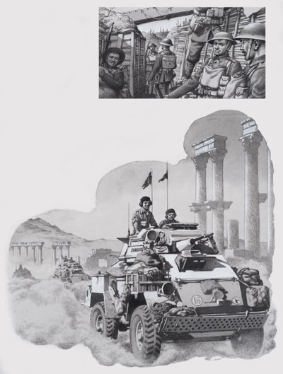 Britische Life Guards von Pat (1907-95) Nicolle