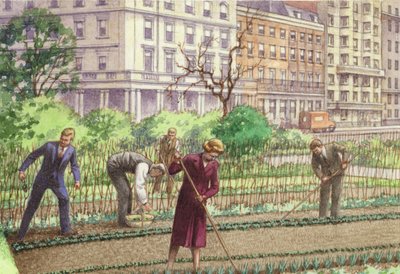 Grabe für den Sieg von Pat (1907-95) Nicolle