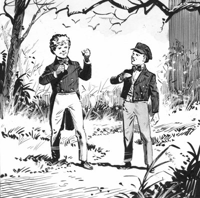 Illusztráció Charles Dickens Nagy várakozások című könyvéhez (toll és tinta) alkotó: Pat (1907 95) Nicolle
