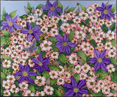 A Purple Patch, 2011 (akril, calico) alkotó: Pat Scott