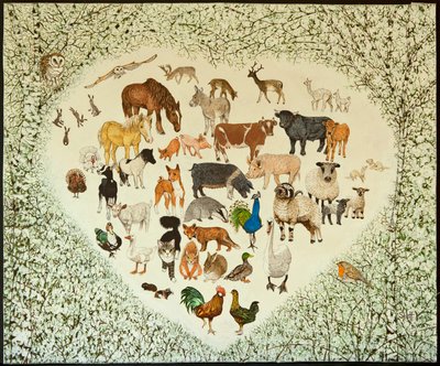 At the Heart of It All, 2013 (akril, calico) alkotó: Pat Scott