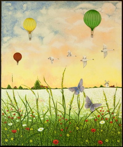 High Flyers, 2011 (akril, calico) alkotó: Pat Scott