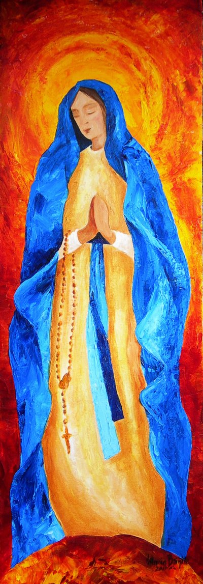 Rózsafüzér Madonna, 2011 alkotó: Patricia Brintle