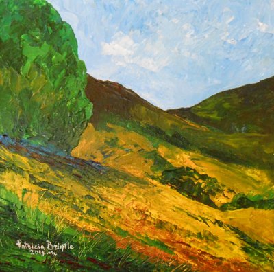Morne La Selle, 2015 (akril, vászon) alkotó: Patricia Brintle
