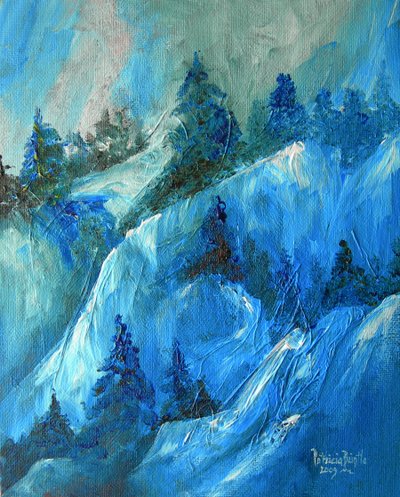 Csúcsállóképesség, 2009 (akril művészlapon) alkotó: Patricia Brintle