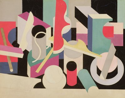 Peinture Nature Morte, 1920-21 (olaj és ceruza, vászon) alkotó: Patrick Henry Bruce