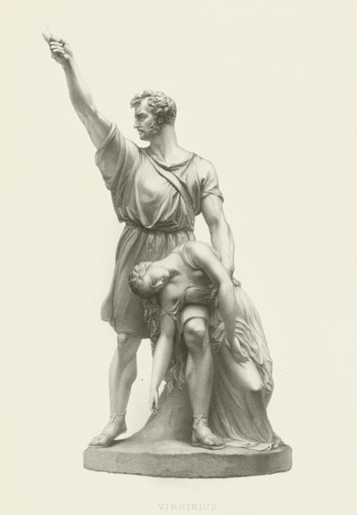 Virginius és lánya alkotó: Patrick MacDowell