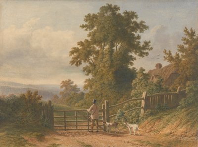 Sportember és kutyái alkotó: Patrick Nasmyth