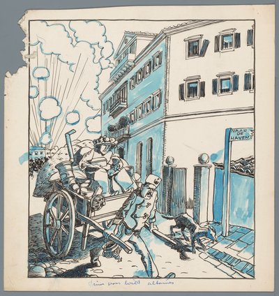 Wilhelm zu Wied Prins von Wied Albanie (cím a tárgyon) alkotó: Patricq Kroon