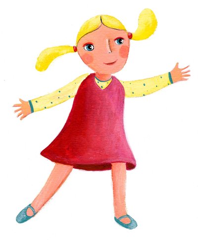 Goldilocks és a fa medvék, 2021 (Akril, papír) alkotó: Patrizia La Porta