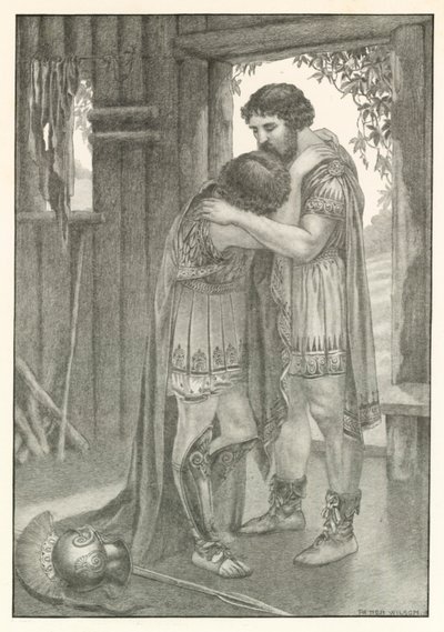 Illusztráció Homérosz Odüsszeiájához (litográfia) alkotó: Patten (after) Wilson