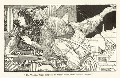 Rime of the Ancient Mariner (metszet) alkotó: Patten Wilson