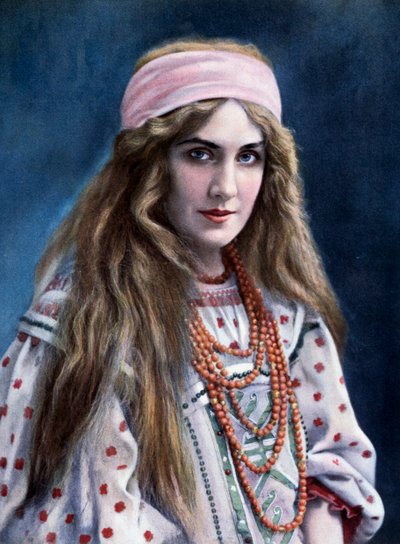 Marguerite Carre (1880-1947) Snegourotchka szerepében, a Snow Maidenben, Nyikolaj Rimszkij-Korszakov (1844-1908) alkotó: Paul (after) Nadar