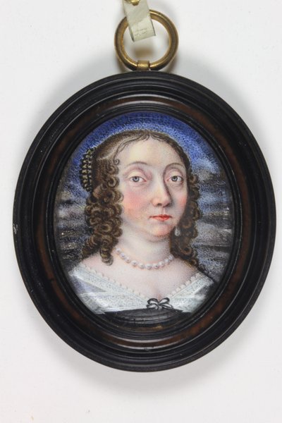 Mademoiselle Le Lou (akvarell elefántcsonton) alkotó: Paul (attr.to) Prieur