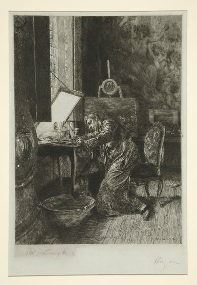 A festő alkotó: Paul Adolphe Rajon