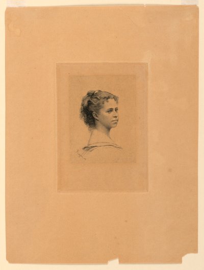 Delaporte kisasszony portréja alkotó: Paul Adolphe Rajon