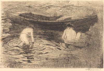 Fürdés Talloires-ban Fürdés Talloires-ban, 1888. alkotó: Paul Albert Besnard