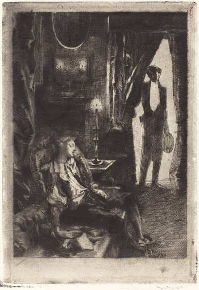 Iza alszik Iza álma, 1885. alkotó: Paul Albert Besnard