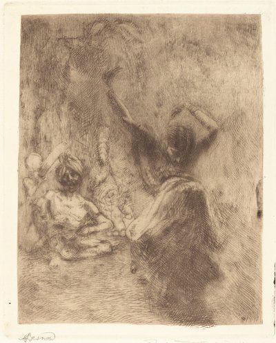 Tanjore táncosa La bayadère de Tanjore, 1914. alkotó: Paul Albert Besnard